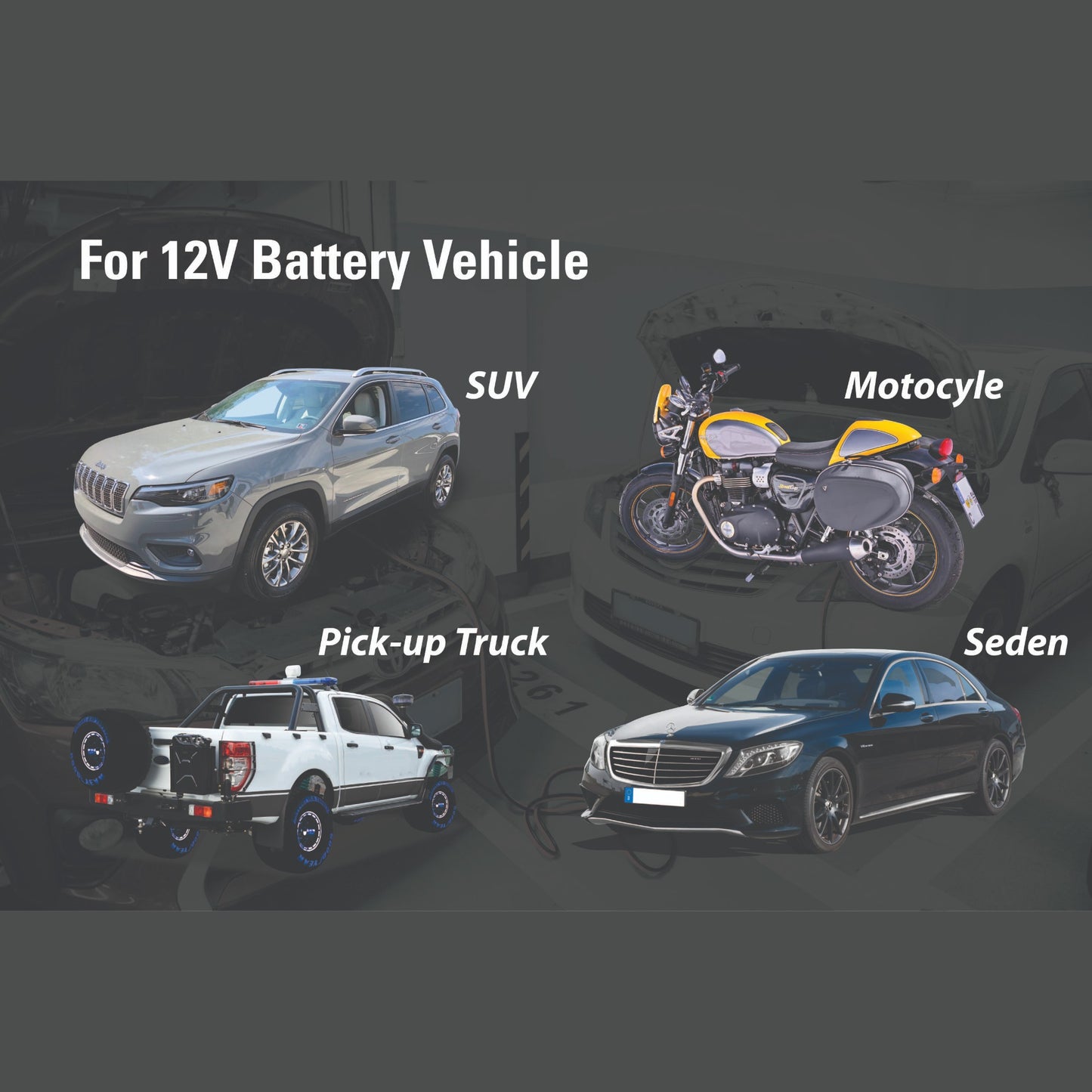 Justin Case Super Heavy-Duty 20 Foot 2 Gauge Booster Cables