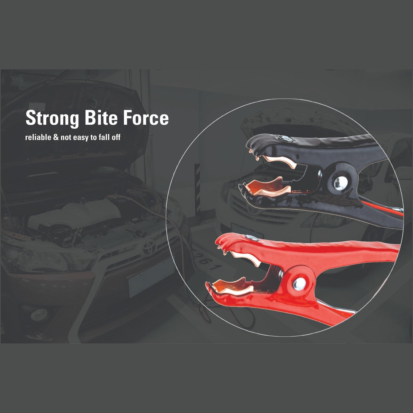 Justin Case Super Heavy-Duty 20 Foot 2 Gauge Booster Cables