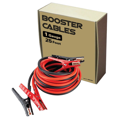 booster cable box Justin Case Ultra Super Heavy-Duty 25 Foot 1 Gauge Booster Cables