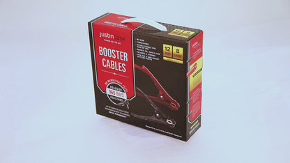 Justin Case 12 Foot 8 Gauge Booster Cables