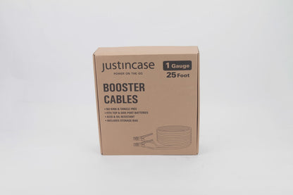 Justin Case Ultra Super Heavy-Duty 25 Foot 1 Gauge Booster Cables